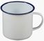Picture of Enamel Vintage Camping Mug 280mL White